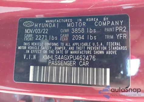 2023 Hyundai Elantra Sel from USA, damaged, VIN KMHLS4AGXPU462476
